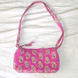 VERA BRADLEY Vtg Y2K Bermuda Pink Amy Convertible Crossbody Shoulder Bag Purse